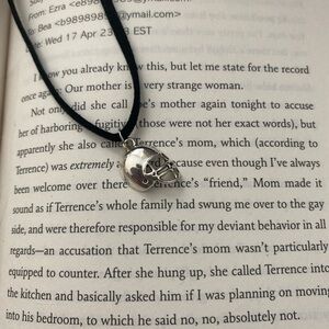 Silver football helmet charm black suede choker sport jewelry / 3 for $15